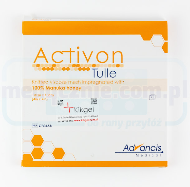 Activon Tulle 10 * 10cm pansament cu miere de manuka 1pc